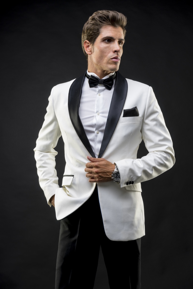 Black Tie Dress Code Men White Jacket