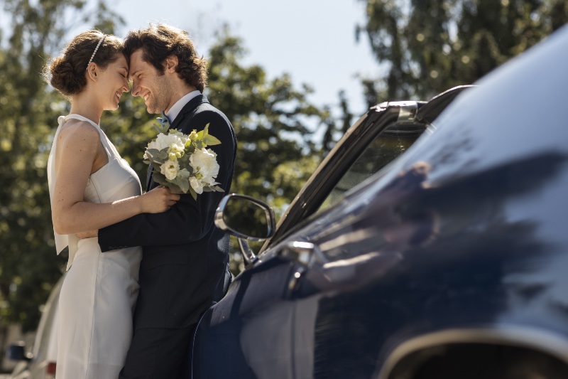 Bride Groom Entrance Sports Car