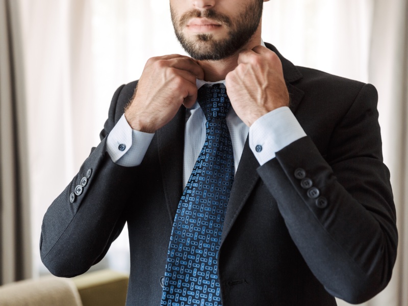 Business Professional Attire Men Tie