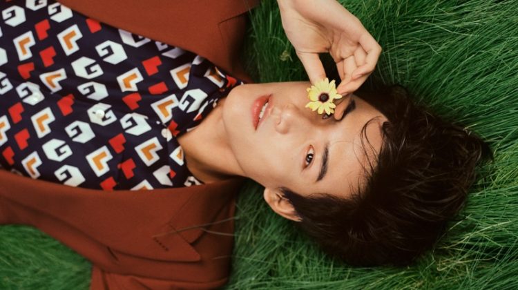 Daniel Zhou stars in a whimsical new Gucci campaign.