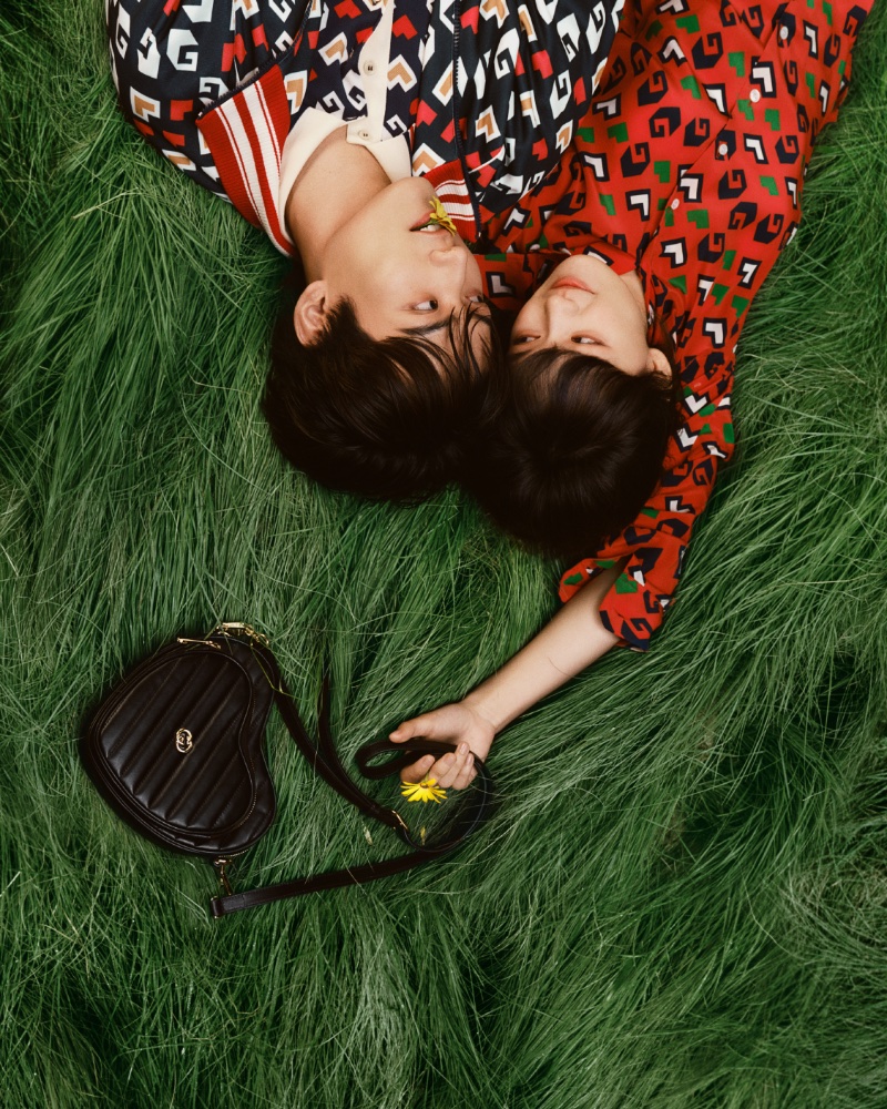 Actors Daniel Zhou and Wen Qi share the spotlight for Gucci's new campaign. 
