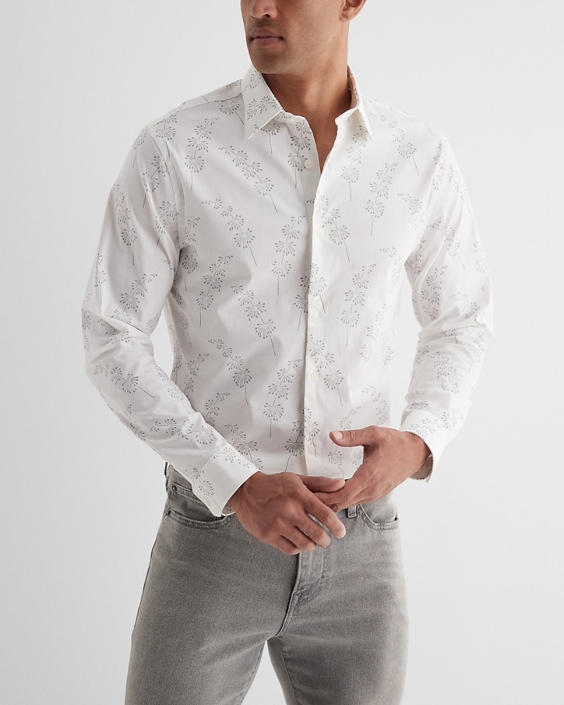 Express Classic Stem Floral Stretch Dress Shirt » The Rise of Kencore: Embracing Ken's Fashion Revolution Express Classic Stem Floral Stretch Dress Shirt