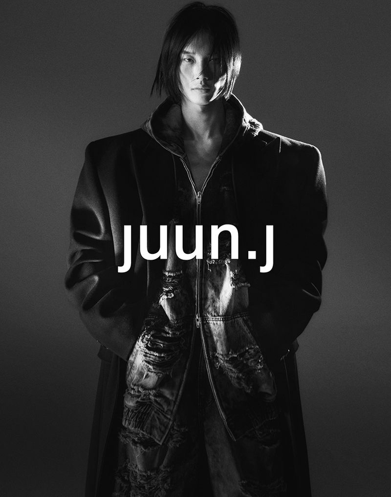 Taemin Park fronts Juun.J's fall-winter 2023 campaign.