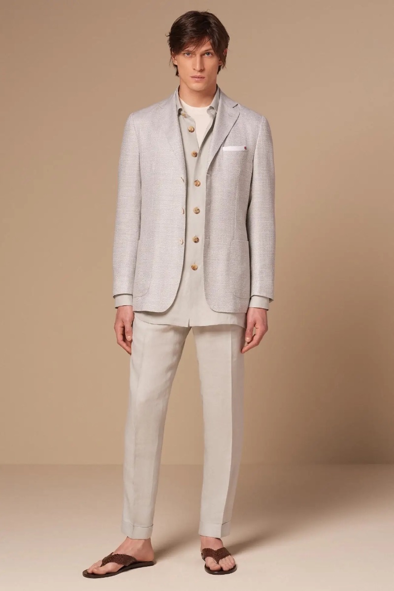 » Kiton Spring 2024: A Dynamic Meeting of Yesterday & Today Kiton Spring Summer 2024 Collection 001