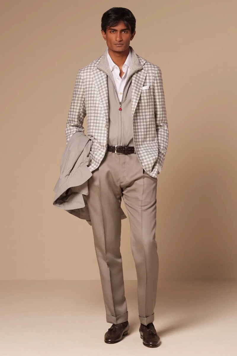 » Kiton Spring 2024: A Dynamic Meeting of Yesterday & Today Kiton Spring Summer 2024 Collection 004