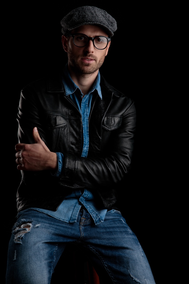 Leather Jacket Outfits Men Denim Shirt