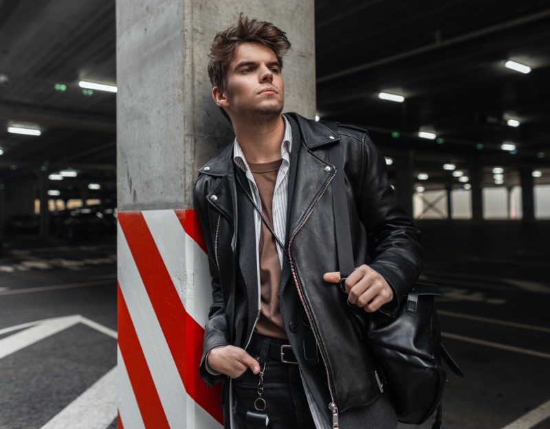 Leather Jacket Outfits Men Personal Style » Leather Jacket Outfits for Men: Styling an Easy Cool Leather Jacket Outfits Men Personal Style