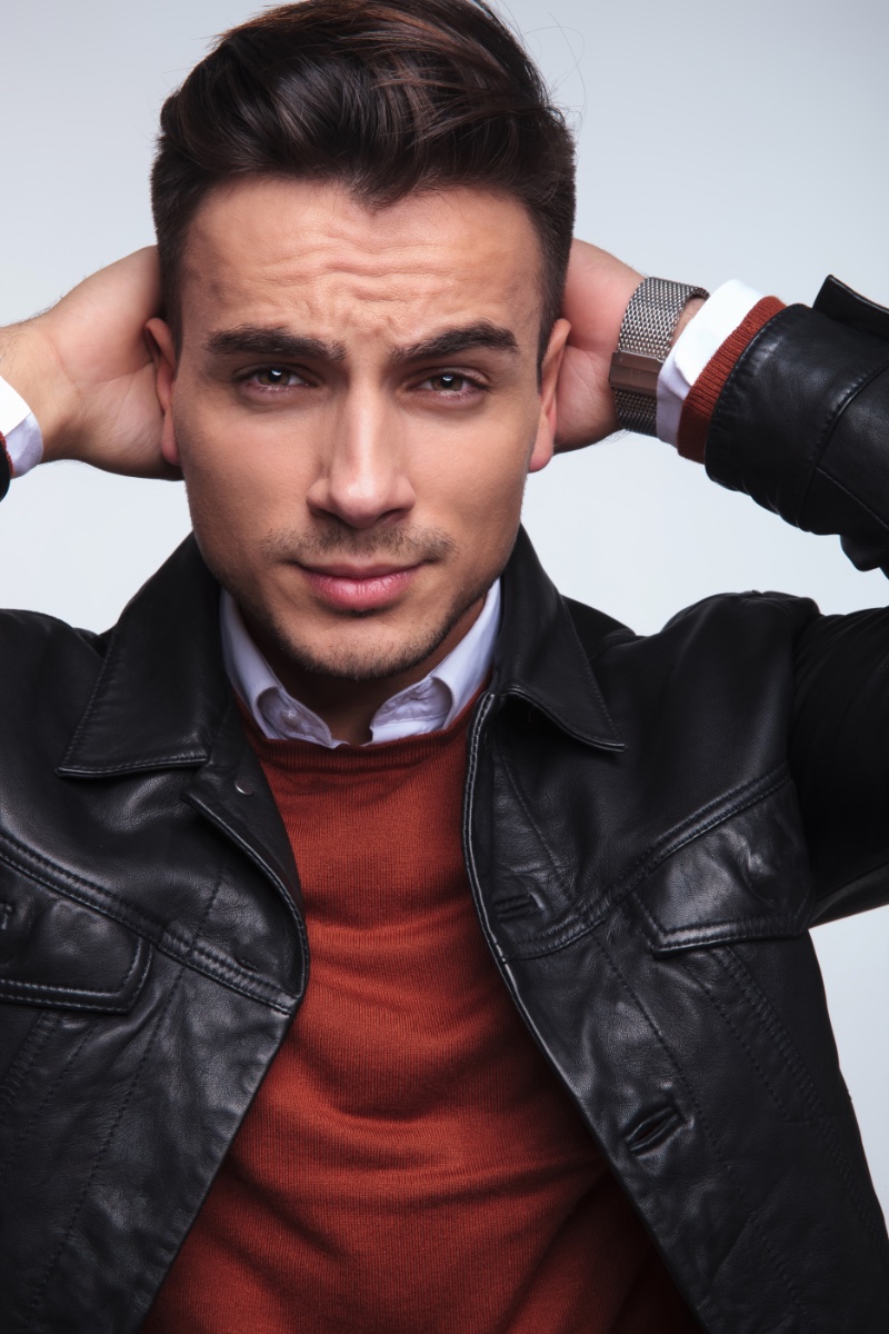 Leather Jacket Outfits Men Sweater » Leather Jacket Outfits for Men: Styling an Easy Cool Leather Jacket Outfits Men Sweater
