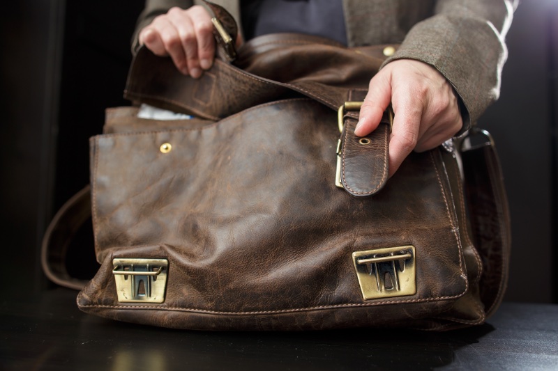 Leather Messenger Men