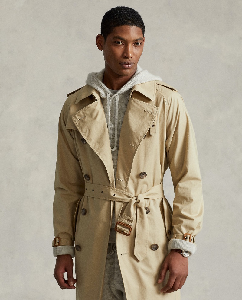 Polo Ralph Lauren Stretch Cotton Trench Coat