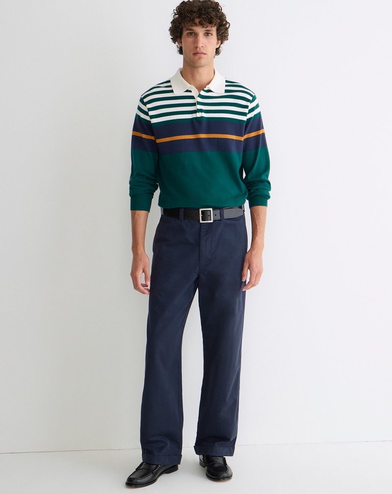 Preppy Aesthetic Style Men JCrew Giant Fit Chino Pant