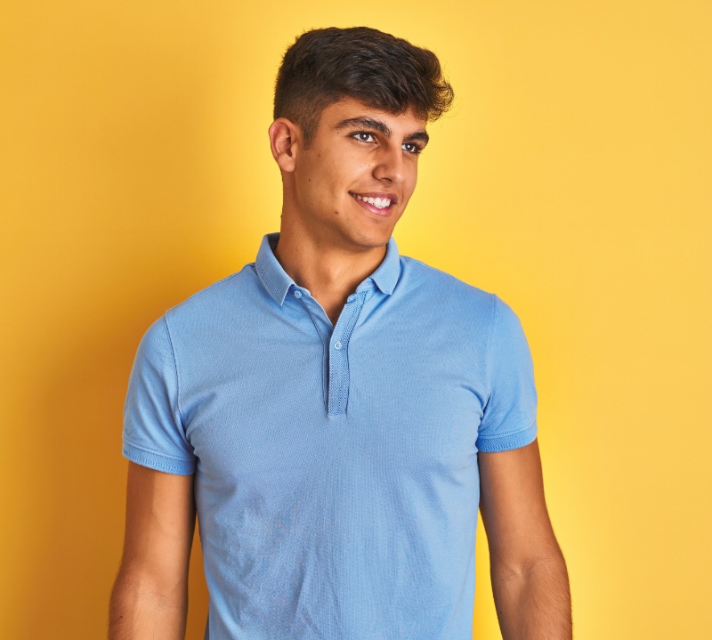 Preppy Aesthetic Style Men Polo Shirt