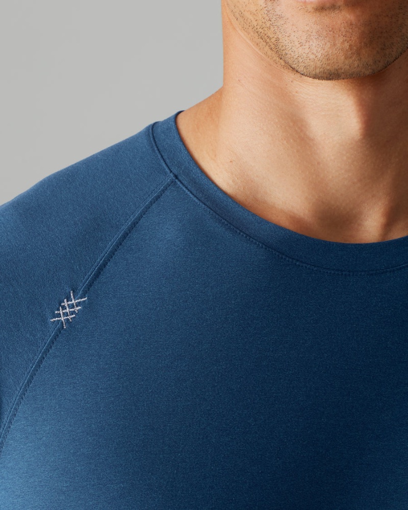 Rhone Reign Short Sleeve Storm Blue Navy Details » The Best T-Shirts for Men: 12 Classics & Hidden Gems Rhone Reign Short Sleeve Storm Blue Navy Details