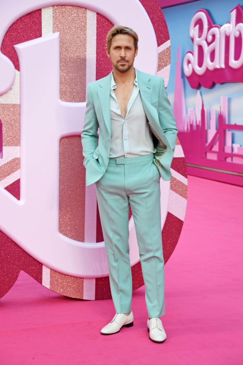 Ryan Gosling Barbie European Premiere Gucci