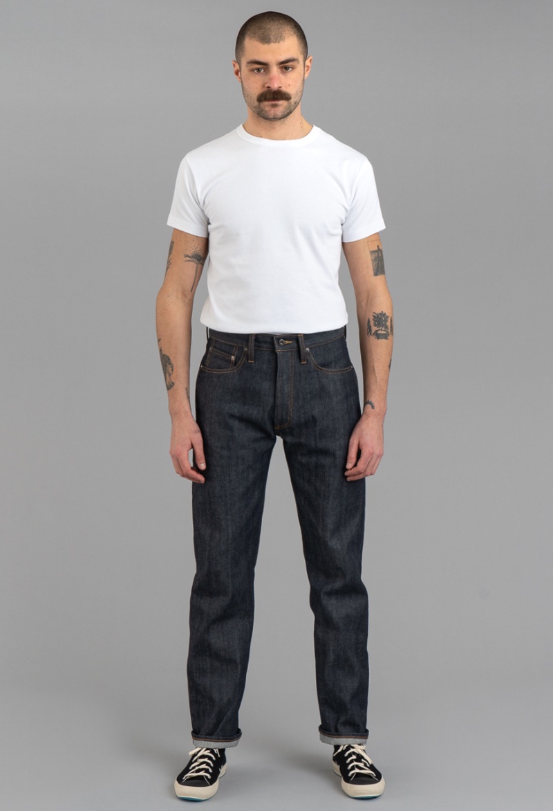 Selvedge Jeans Men 3sixteen Classic Straight Indigo Rivet Hide