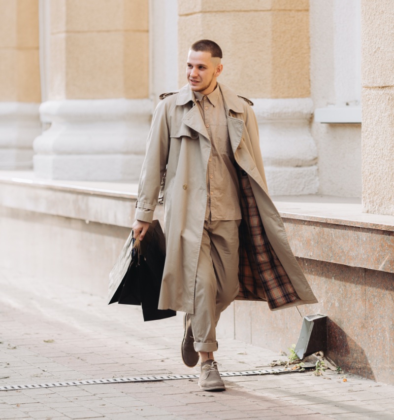 Guide To Man's Trench Coat  Stylish, Practical and Classic