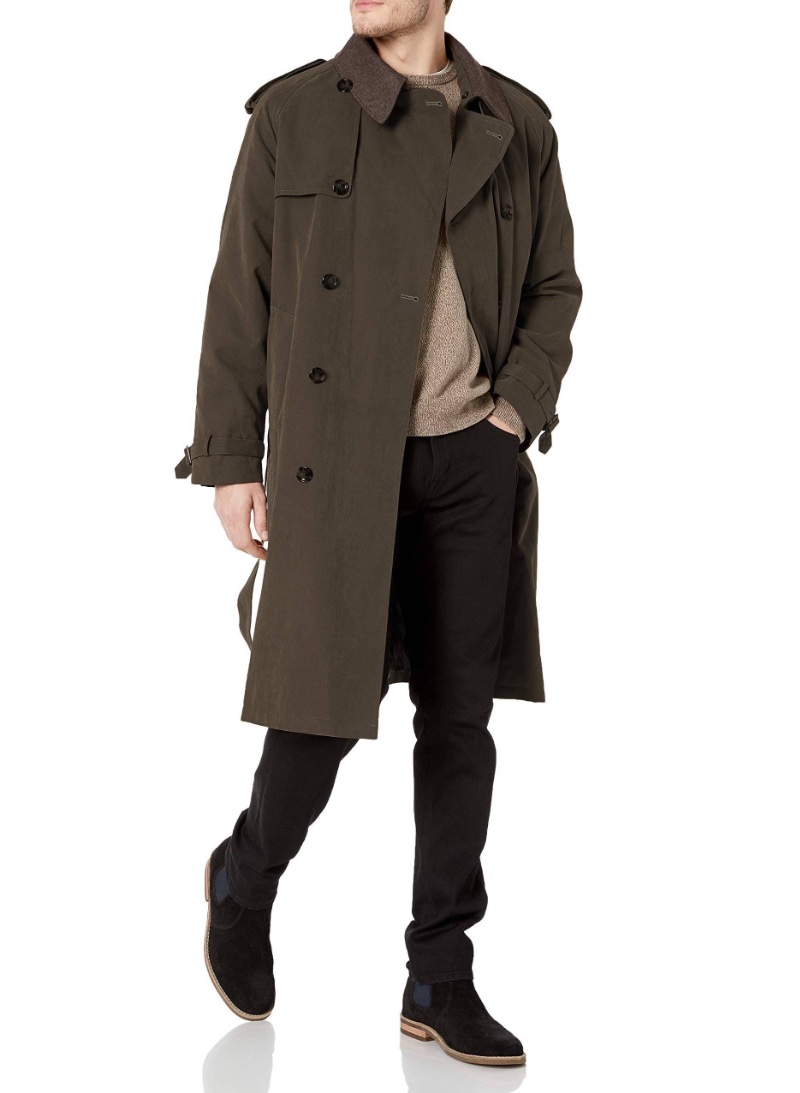 Trench Coat Styles London Fog Covert Green Trench