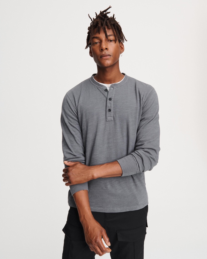 Type of Shirts Men Henley Rag Bone