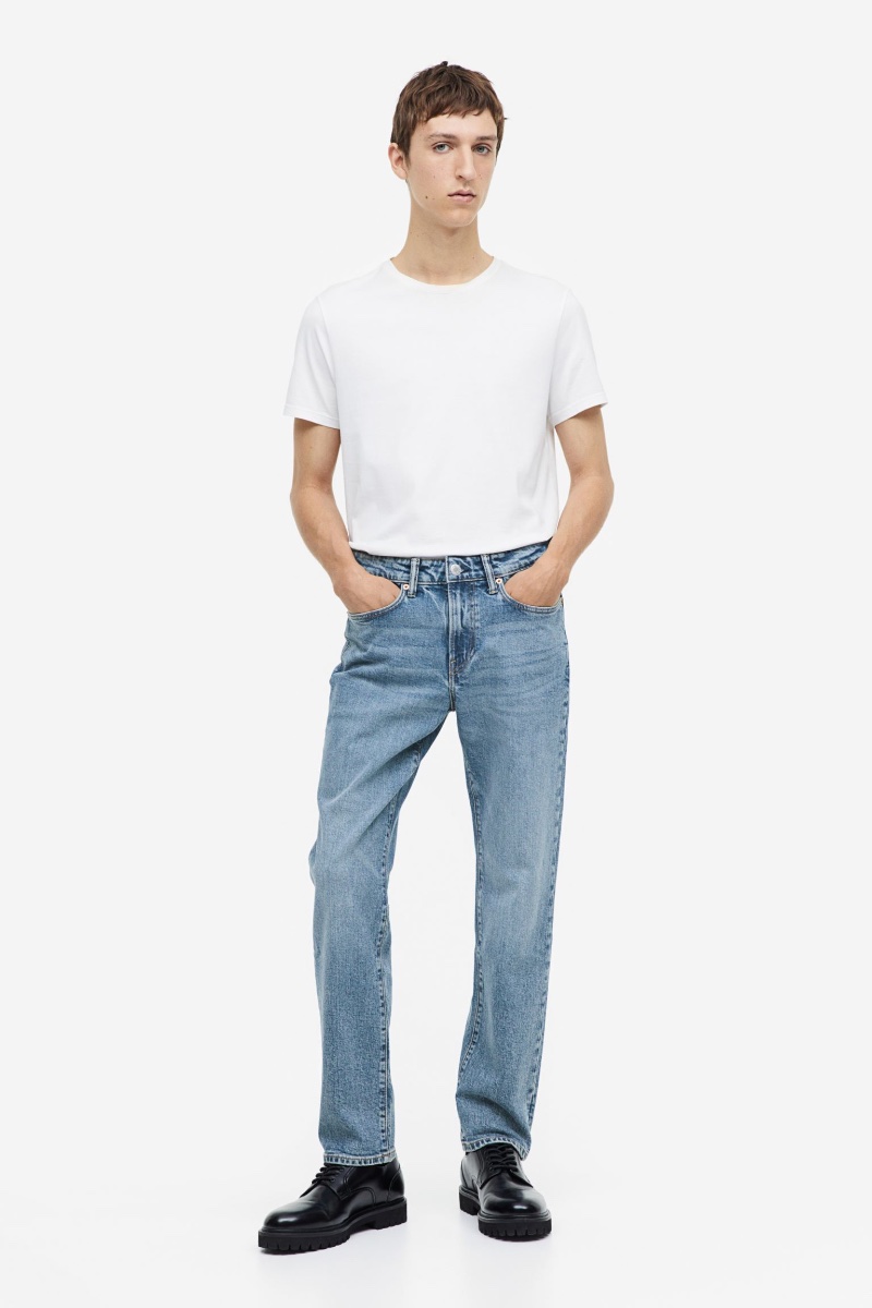 Types of Jeans Men Regular Fit Blue HM