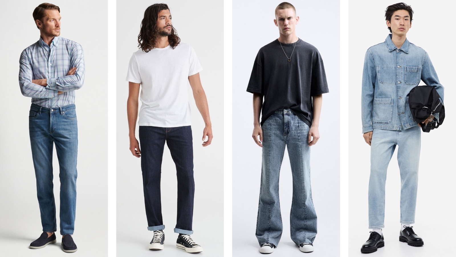 Slim Straight-Leg Jeans for Men