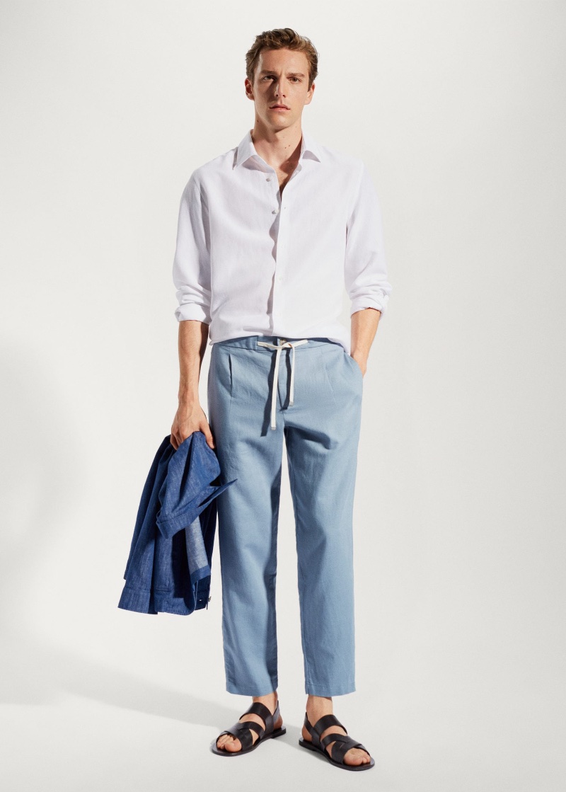 Types of Pants Men Drawstring Trousers