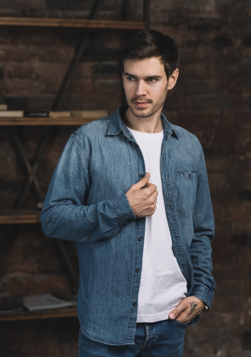 Types of Shirts Men Denim