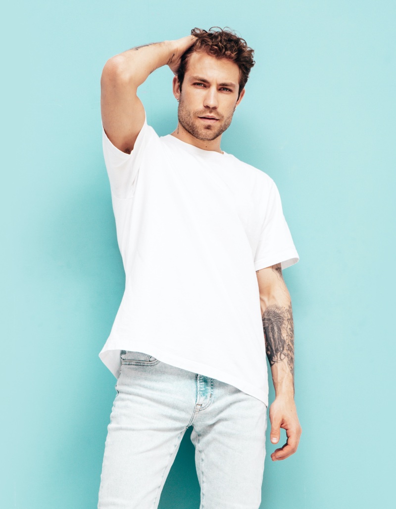 Types of Shirts Men White T-Shirt