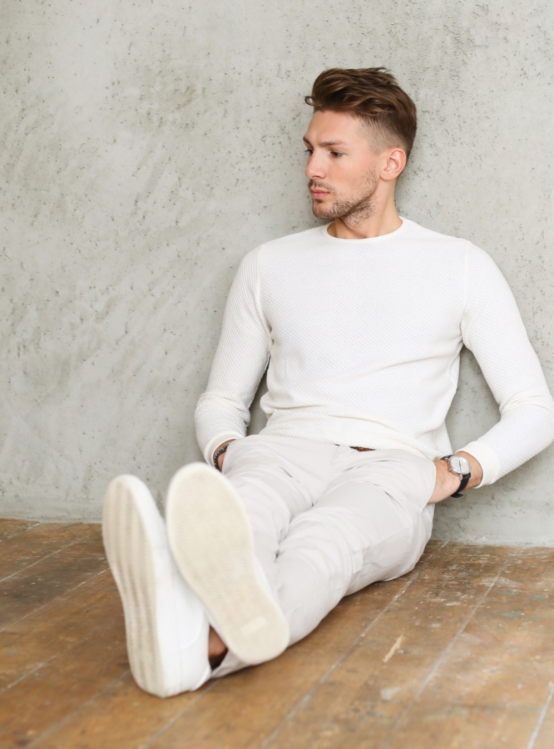 Best 11 photo white shirt combination with pants and shoes - alifashionbox