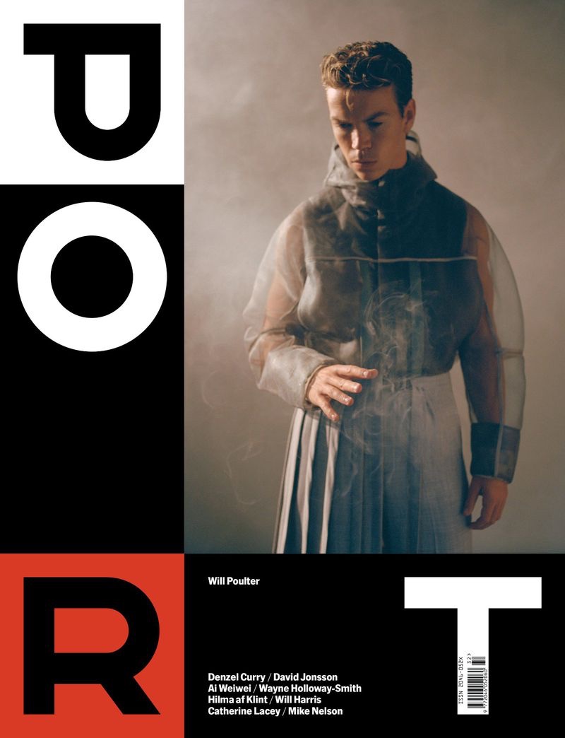 Will Poulter sports a fashion-forward look for the cover of PORT magazine. 