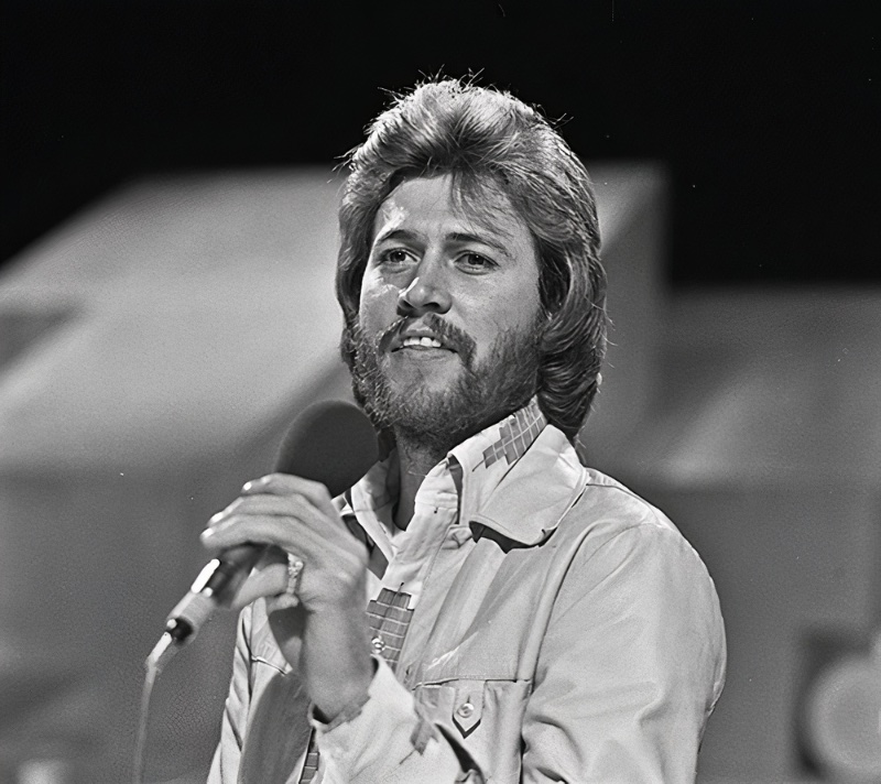 Barry Gibb Bee Gees 1973 AVRO TopPop Dutch Television Show Hair Men » 70s Men's Haircuts: Iconic Hairstyles Defying Convention Barry Gibb Bee Gees 1973 AVRO TopPop Dutch Television Show Hair Men