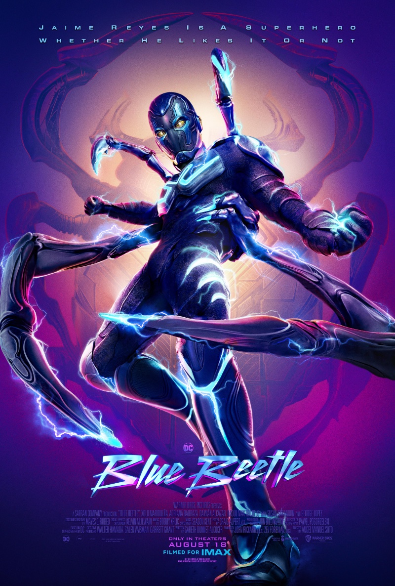 Blue Beetle official poster artwork. 