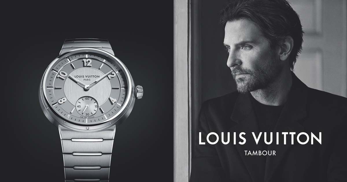 Bradley Cooper Reunites with Louis Vuitton for Tambour Ad