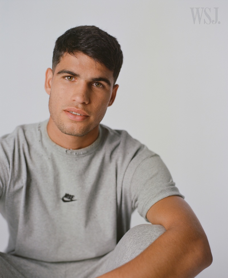 Tennis star Carlos Alcaraz connects with WSJ. Magazine for its fall style issue. 