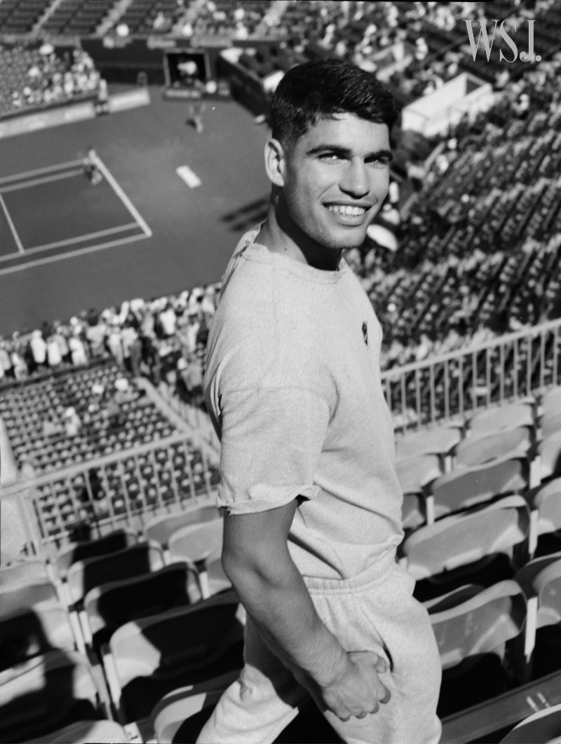 All eyes are on Carlos Alcaraz for WSJ. Magazine's latest men's issue. » Carlos Alcaraz Covers WSJ. Magazine: Sporting Charm All eyes are on Carlos Alcaraz for WSJ. Magazine's latest men's issue.