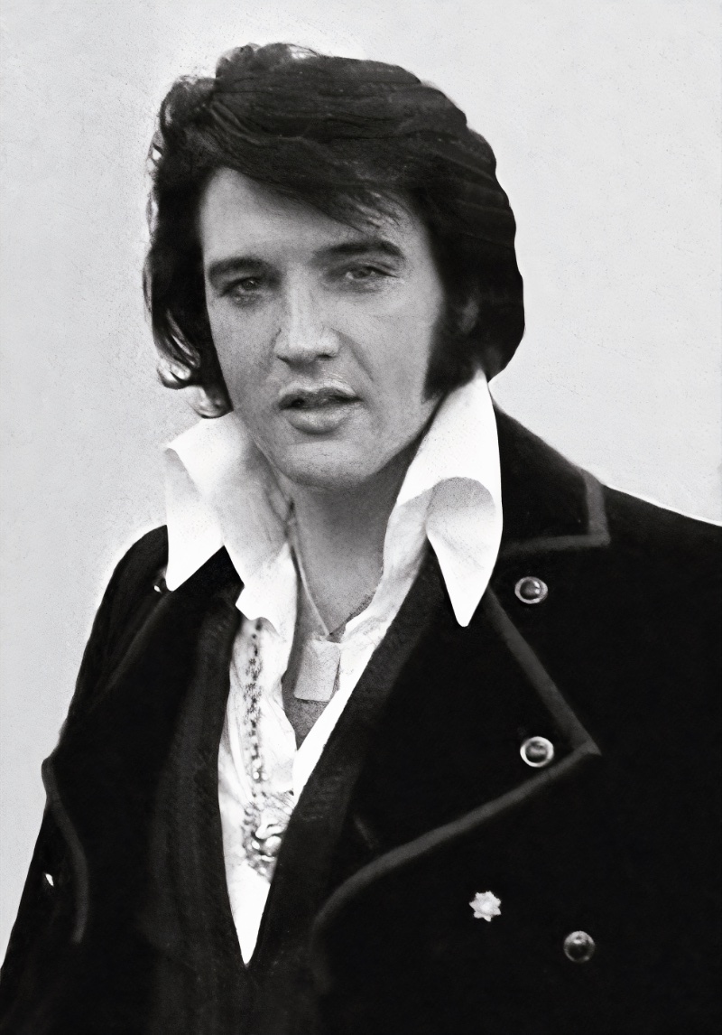 Elvis Presley 1970 Sideburns