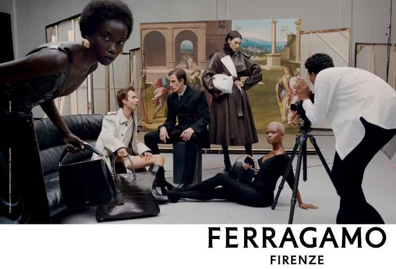 Ferragamo unveils its fall-winter 2023 campaign.