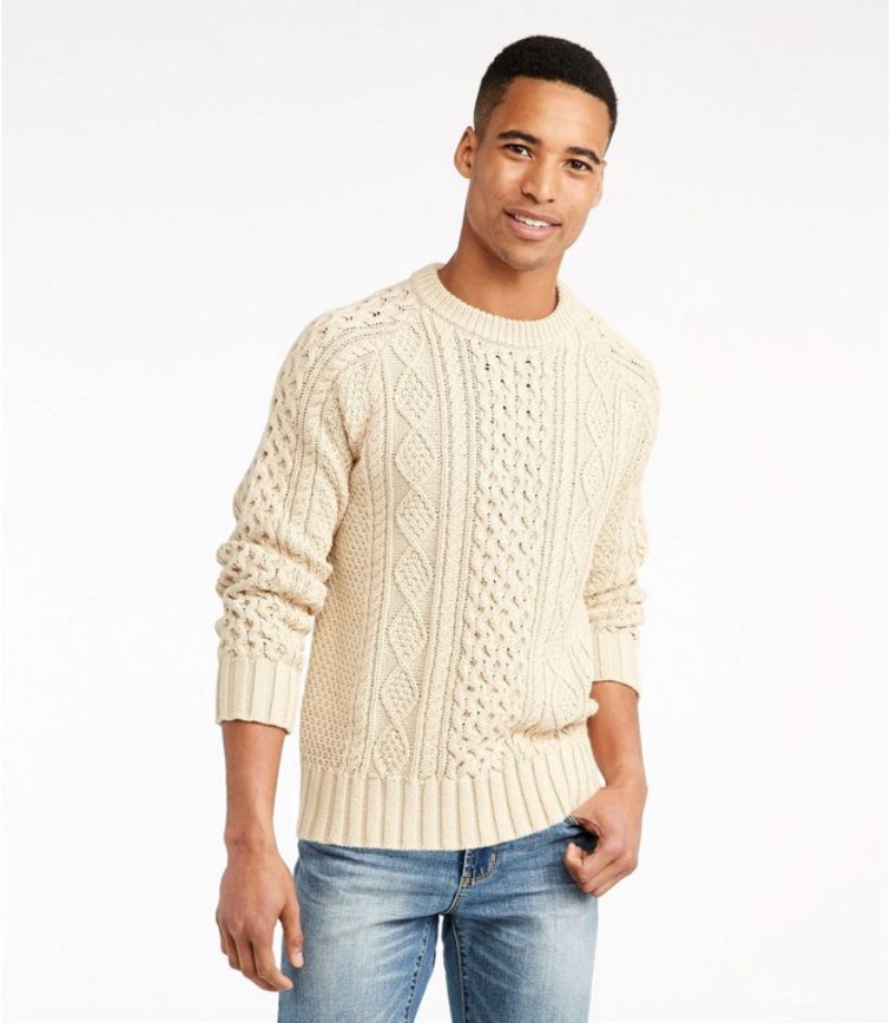 Fisherman Sweater Men L.L. Bean