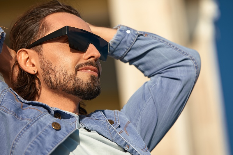 Flat-top Sunglasses Men