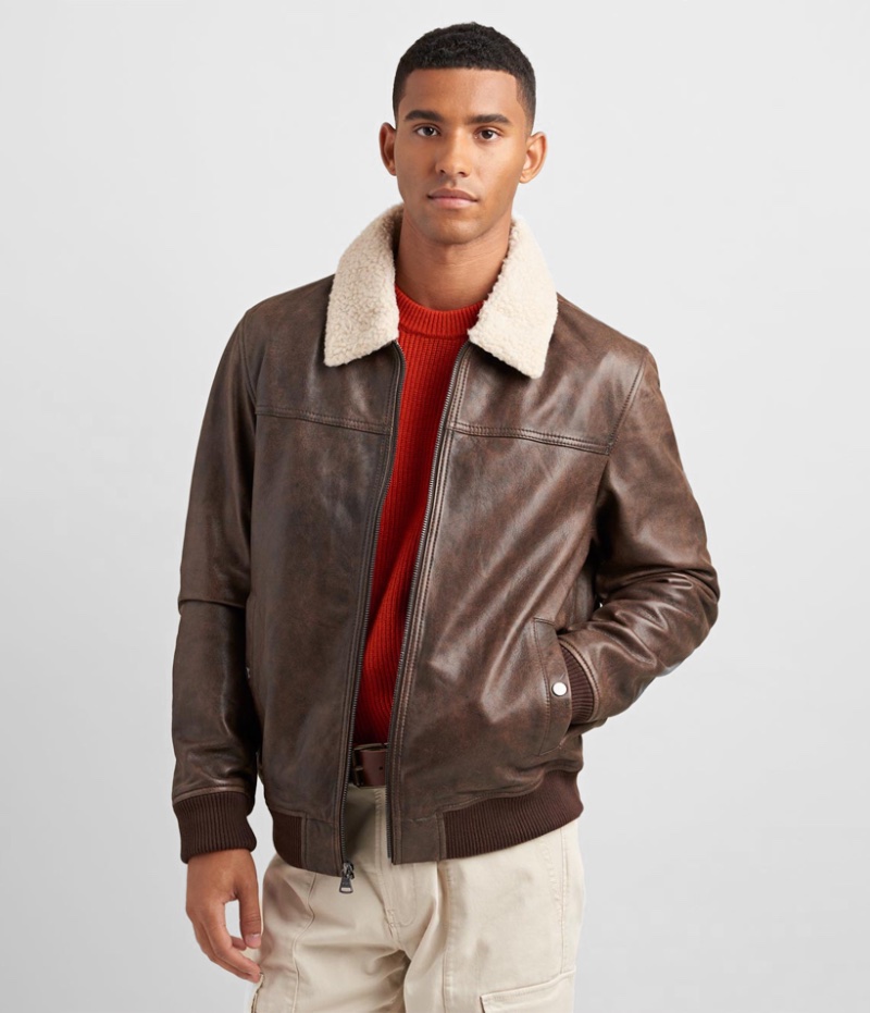 Flight Jacket Men Wilsons Leather