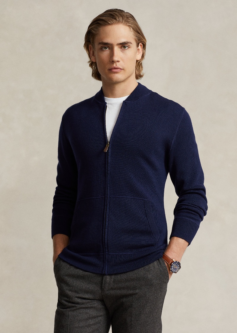 Full Zip Sweater Men Polo Ralph Lauren