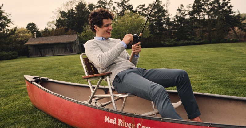 » J.Crew Fall 2023: Simon Nessman Models Preppy Classics JCrew Men August 2023 Lookbook 005