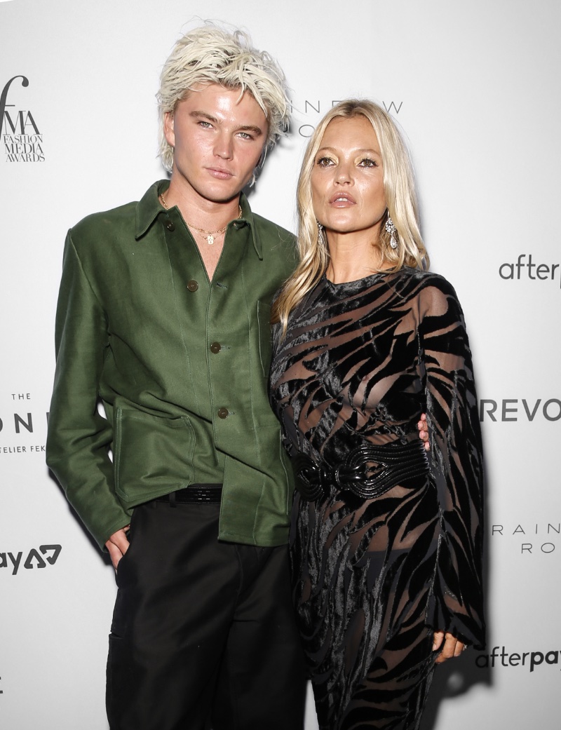 Jordan Barrett Kate Moss The Daily Front Row Awards 2019