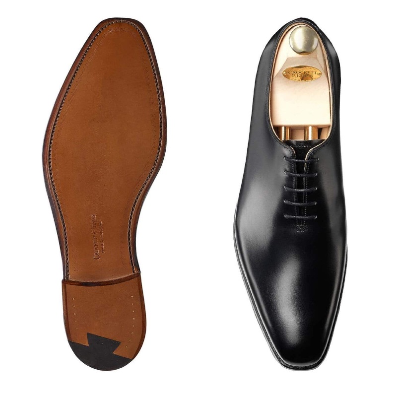 Leather Sole Plain Toe Oxford Crockett Jones