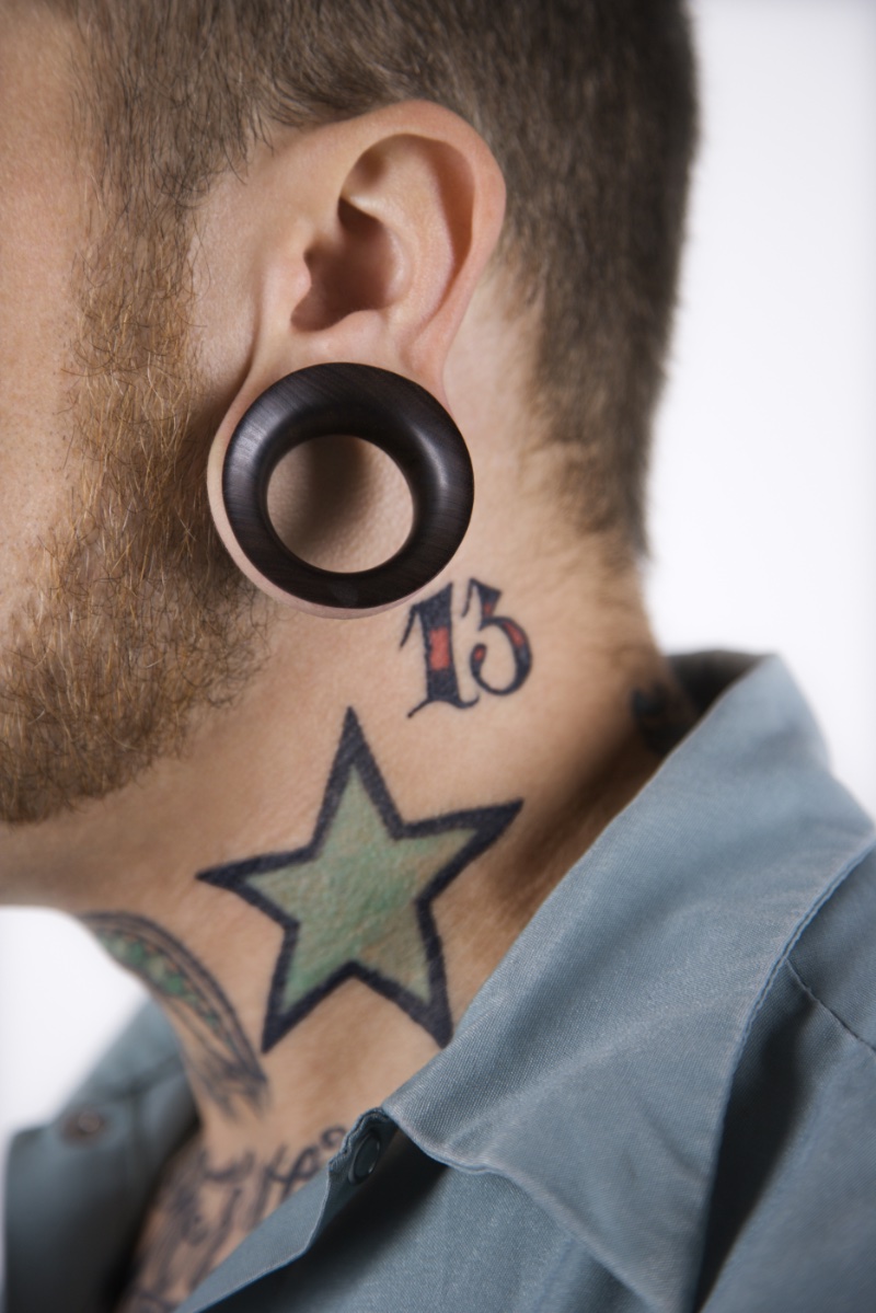 Lucky Number 13 Neck Tattoo Men » Neck Tattoos for Men: Explore Classic & Modern Design Ideas Lucky Number 13 Neck Tattoo Men