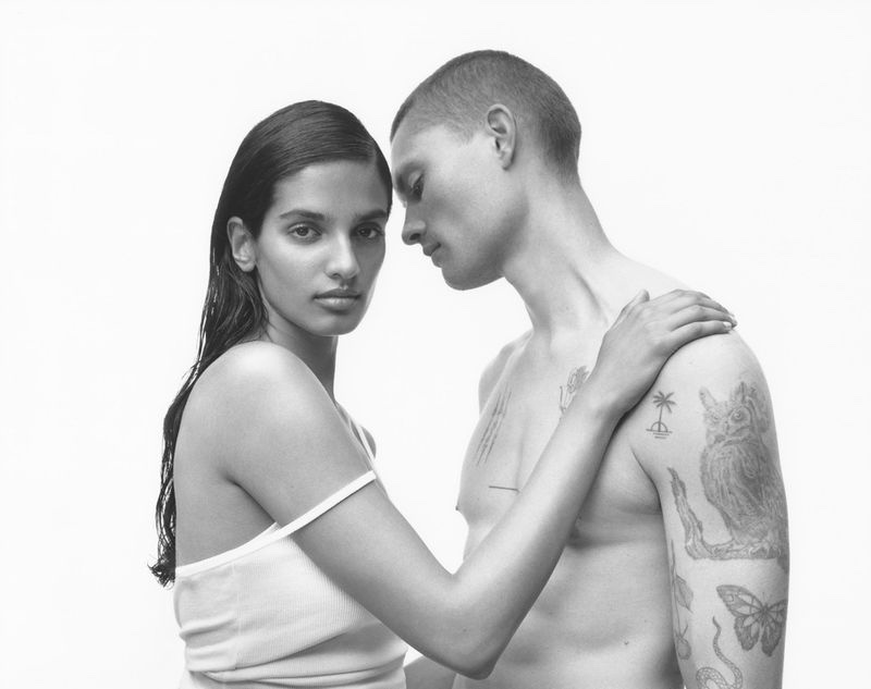 Anjali Torvi and WIlliam Los front the Marc O'Polo Unisex Eau de Parfum campaign.