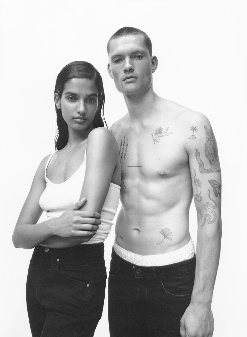 Models Anjali Torvi and WIlliam Los appear in the Marc O'Polo Unisex Eau de Parfum campaign.