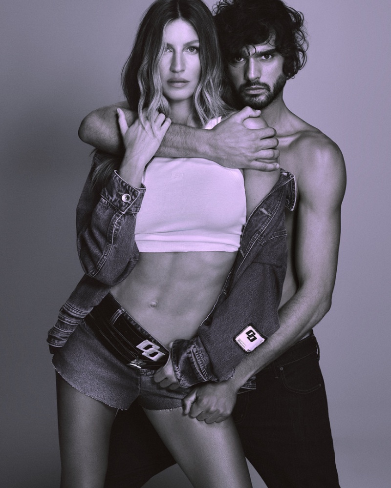 Gisele Bündchen and Marlon Teixeira share the spotlight for Colcci's spring 2024 campaign.