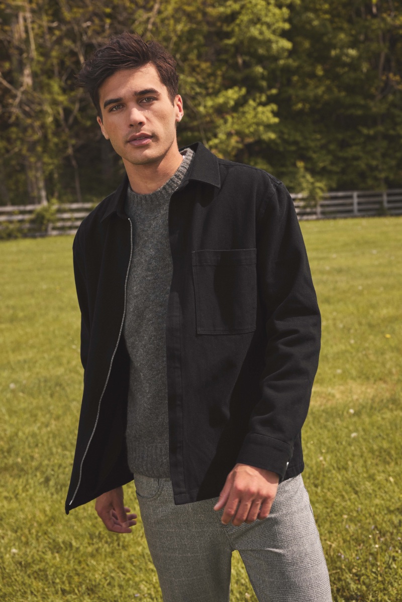 Mavi Fall Winter 2023 Campaign Jake Light Grey Plaid