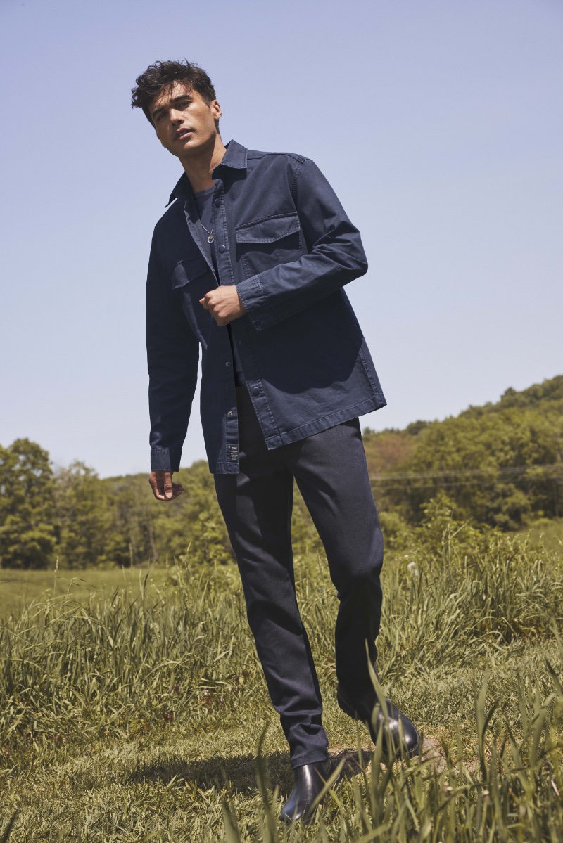 Mavi Fall Winter 2023 Campaign Johnny Navy Winter Touch