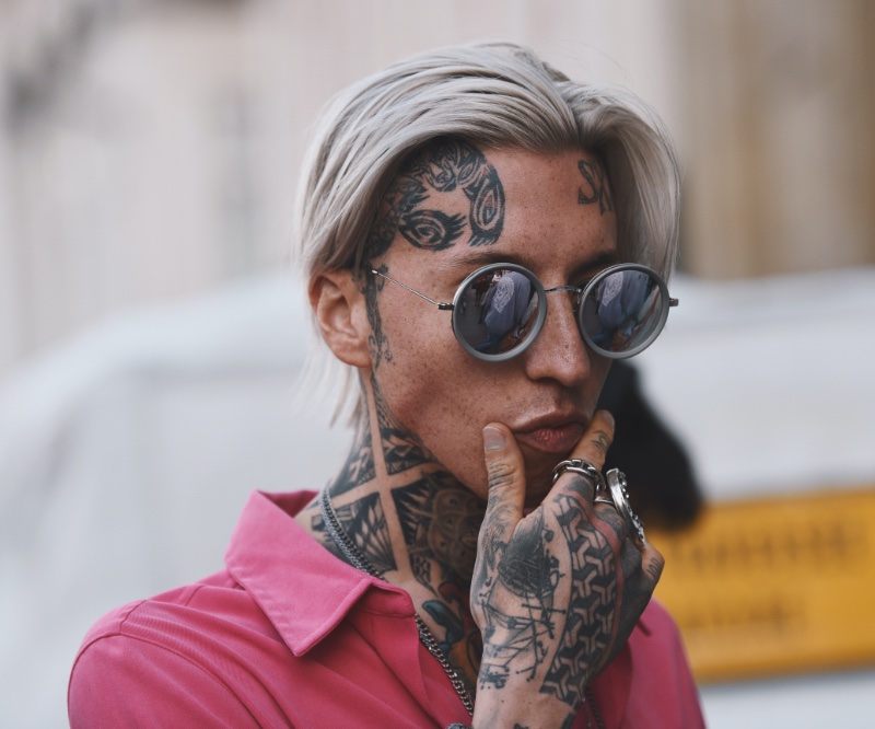 Negative Space Neck Tattoo Men » Neck Tattoos for Men: Explore Classic & Modern Design Ideas Negative Space Neck Tattoo Men